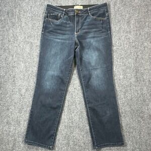 Democracy Women's Jeans Size 16 Ab Technology Dark Wash Straight Leg Pants